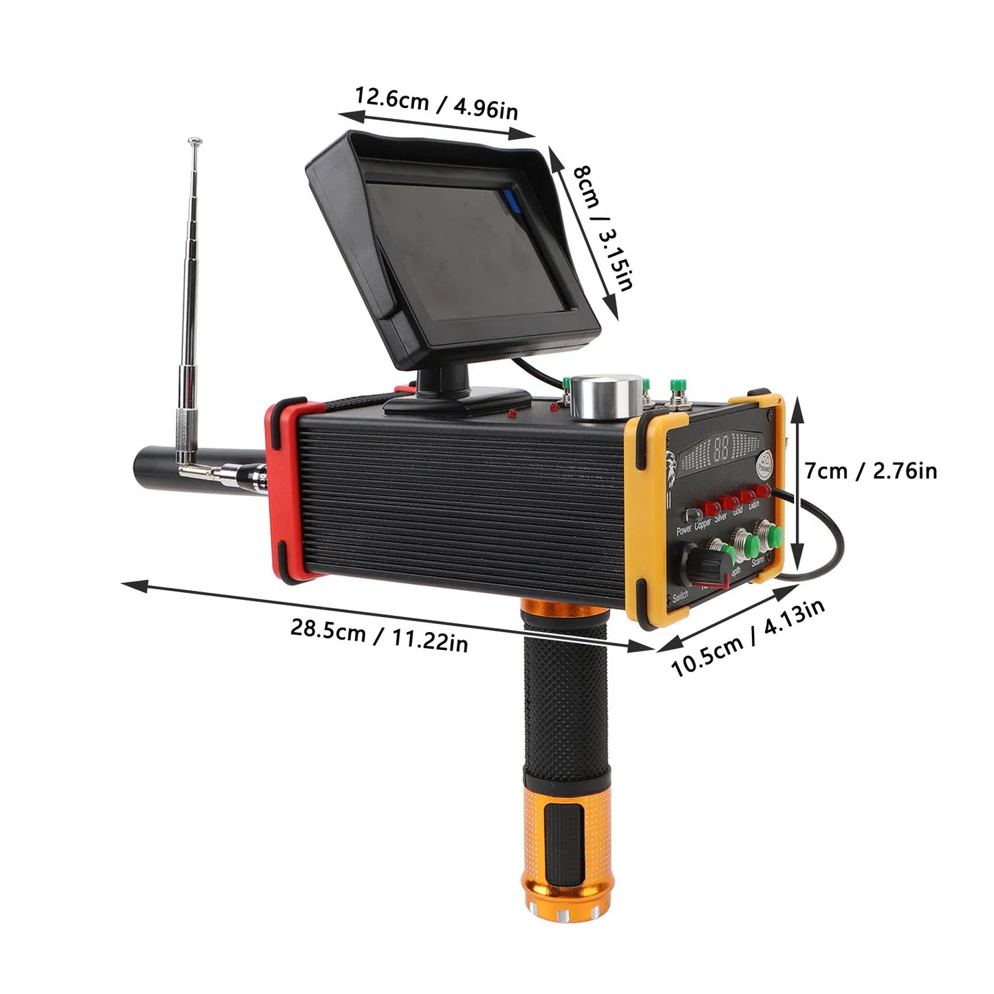 15m Depth 1000 Meters Underground Detector