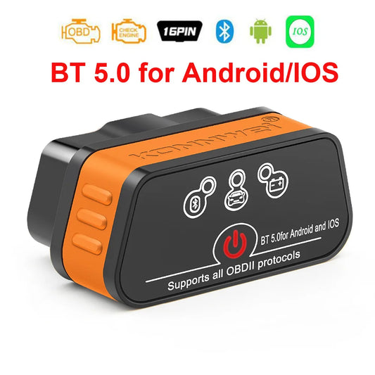 Konnwei ELM327 Bluetooth 5.0 OBD2 Scanner